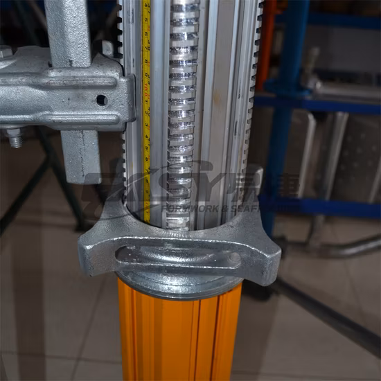 Einfache Aluminiumgelbe Farbe Euro America Market SGS-Zertifikat Scaffolidng Prop