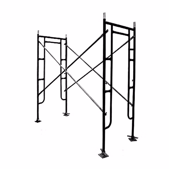 Aluminium-Ringlock-Aluminium-A-Rahmensystem-Gerüst
