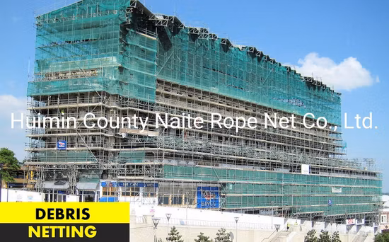 Gestricktes HDPE-Trümmernetz für horizontale Bausicherheitsnetze
